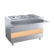 Мармит 2-х блюд без гастроемкостей М2-1200-02-СО Atesy (Ривьера) (1200мм) с отверстиями под полку Мармит 2-х блюд без гастроемкостей М2-1200-02-СО Atesy (Ривьера) (1200мм) с отверстиями под полку