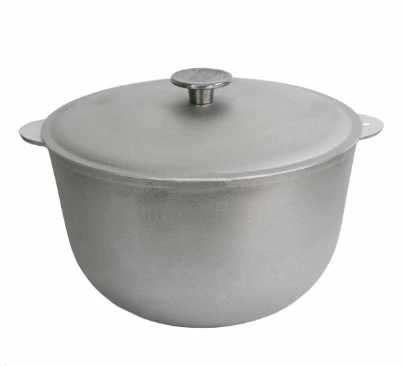 Казан литой алюминиевый 2л Биол К0200 с крышкой 