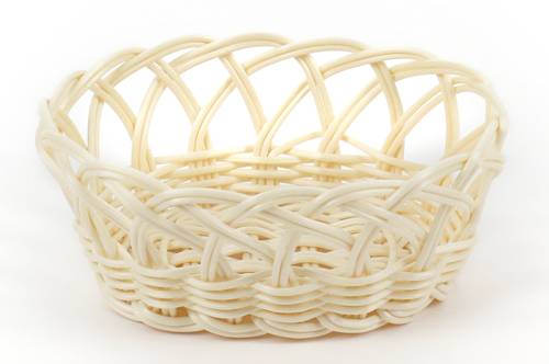 Корзинка пластиковая 170х110мм бежевая кт1921  [KT4062]  кт1921