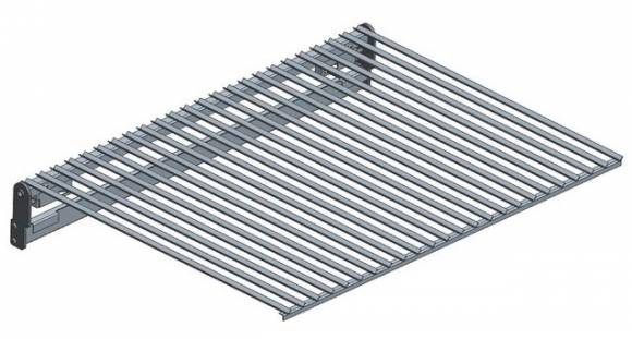 Наклонная жарочная решетка с жиросборником для мангала Vega Наклонная жарочная решетка с жиросборником для мангала Vega