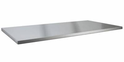 Столешница 1600*600  без  борта, нерж.сталь, техно