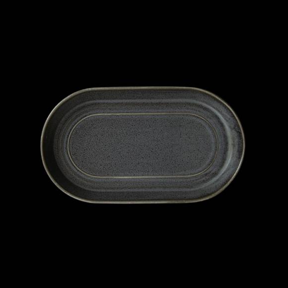 Блюдо овальное 240х135 мм Corone Urbano серый 11011cem