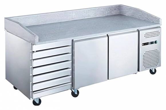 Стол для пиццы Tatra TPZEN2D7 каменная столешница