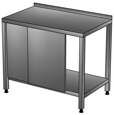 СКПП Стол-купе производственный с бортом, полкой 1800*500*850, без зашивки СКПП Стол-купе производственный с бортом, полкой 1800*500*850, без зашивки