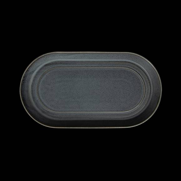 Блюдо овальное 310х165 мм Corone Urbano серый 11012cem