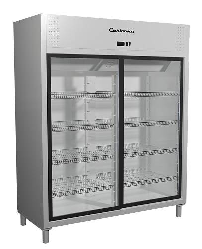 Шкаф-купе холодильный Полюс R1400К Сarboma INOX нерж. стекло Шкаф-купе холодильный Полюс R1400К Сarboma INOX нерж. стекло
