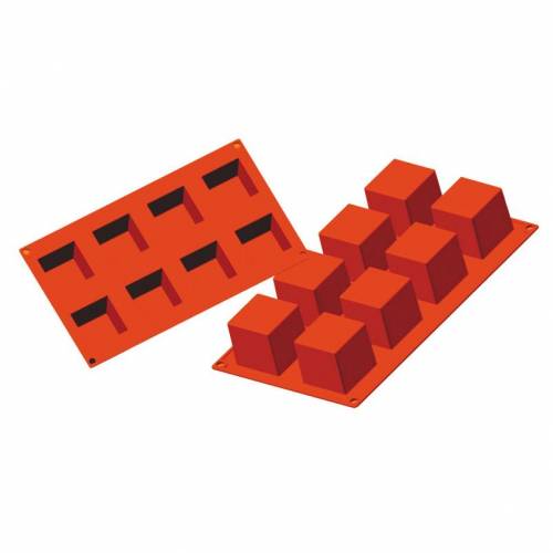 Форма силиконовая "Куб" 8 ячеек 50*50мм, h=50 мм P.L. Proff Cuisine