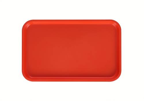 Поднос прямоугольный 53х33см оранжевый (166) 1737  28409 мки119 /10/