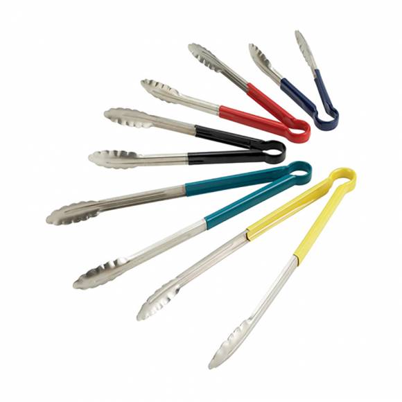 Щипцы для гриля с cиней силиконовой ручкой 30см P.L. Proff Cuisine JQ-OT112