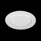 Блюдо овальное 285х225мм Corone Simplice фарфор белый LQ-QK15069B фк063
