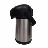 Термос вакуумный с помпой 1,9л нерж. Norma