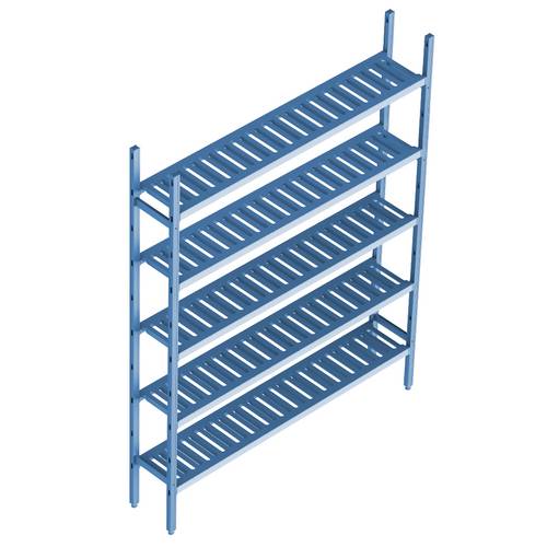 Cтеллажная система Polair LOAD.ME poly 5 ярусов 1800x400x1600 16AL.5PP40.18B Cтеллажная система Polair LOAD.ME poly 5 ярусов 1800x400x1600 16AL.5PP40.18B