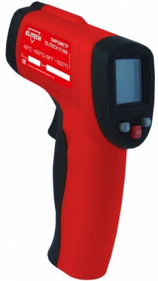 Пирометр инфракрасный, универсальный Elitech П550 для работы с карамелью Пирометр инфракрасный, универсальный Elitech П550 для работы с карамелью