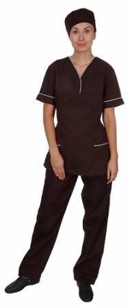 Блузон женский р-р 52 коричневый без пуговиц 00011 со0954