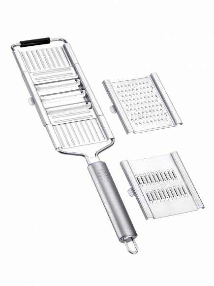 Терка с ручкой 35,5 см. раб. часть 165*8,4 см. со сменными насадками 77022