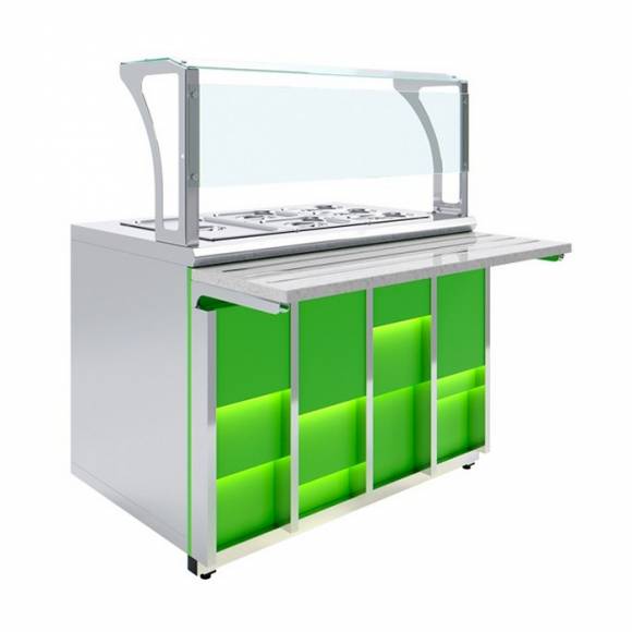 Мармит вторых блюд паровой Neon Luxstahl МВП (С)-1200 Premium Мармит вторых блюд паровой Neon Luxstahl МВП (С)-1200 Premium