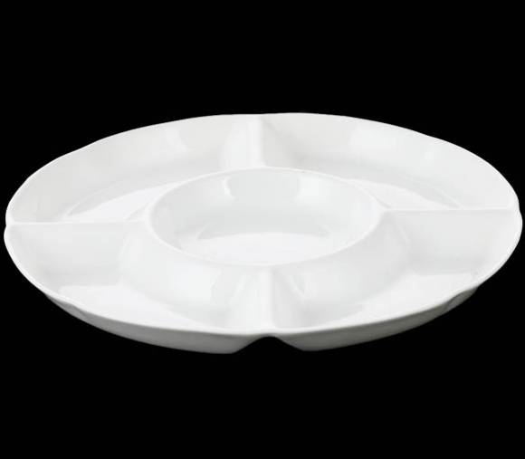 Менажница 5 секций 255мм круглая Wilmax WL-992019 /4/24/