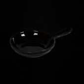 Соусник-сковорода 120мл 107мм фарфор Corone Coolore черный LQ-SK0001-K фк0815/1