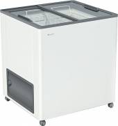 Ларь морозильный Frostor F 215 С серый с прямым стеклом