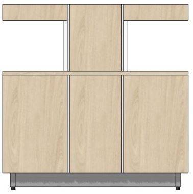 RD2 Боковой фасад ОСТРОВНОЙ для МОНТ(о) 900 глубины