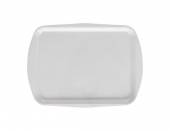 Поднос прямоугольный 49х36см белый с ручками полипропилен особо прочный мки39/7.1 Поднос прямоугольный 49х36см белый с ручками полипропилен особо прочный мки39/7.1