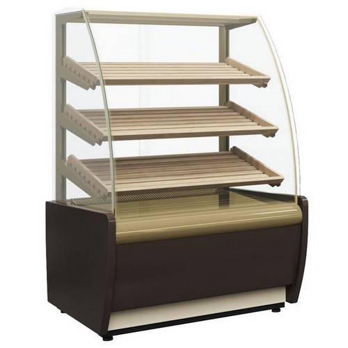 Витрина хлебная K70 N 0,9-2 LIGHT Bread 0012-0109 (без стекла) (Хлебная 0,9 Carboma)