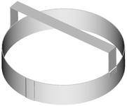 Форма-вырубка кондитерская Круг 110х70мм Спика Форма-вырубка кондитерская Круг 110х70мм Спика