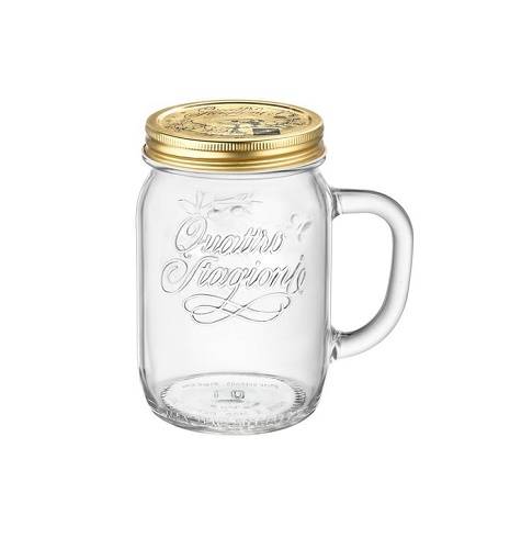 Банка для коктейля 415мл без крышки Bormioli Rocco с ручкой 357768 53358 /12/ Банка для коктейля 415мл без крышки Bormioli Rocco с ручкой 357768 53358 /12/