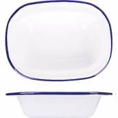 Блюдо 195х145 мм металл ProHotel белая эмаль 508R/20 03050586 Блюдо 195х145 мм металл ProHotel белая эмаль 508R/20 03050586