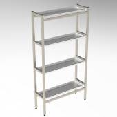 Стеллаж для сушки стаканов 4-х уровневый 700*300*1700 (НЕРЖ) Стеллаж для сушки стаканов 4-х уровневый 700*300*1700 (НЕРЖ)