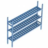 Cтеллажная система Polair LOAD.ME poly 3 яруса 1100x500x1600 16AL.3PP50.11B