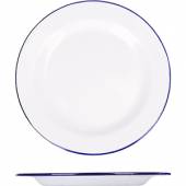 Тарелка мелкая D=200мм металл ProHotel белая эмаль 451/20 3012756 Тарелка мелкая D=200мм металл ProHotel белая эмаль 451/20 3012756