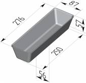 Форма для хлеба Спика 275 х 85 х 55 мм    