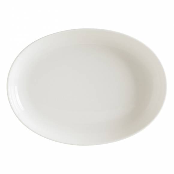 Блюдо овальное 370*240 мм 2880 мл с бортом Белый, форма Потт Bonna POT37OV