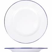 Тарелка мелкая D=240мм металл ProHotel белая эмаль 451/24 3012757 Тарелка мелкая D=240мм металл ProHotel белая эмаль 451/24 3012757