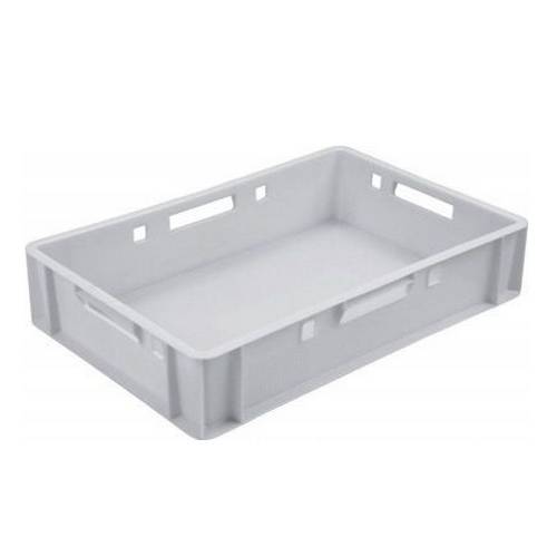 Контейнер 600х400х100мм морозостойкий пластик белый 65522 Контейнер 600х400х100мм морозостойкий пластик белый 65522