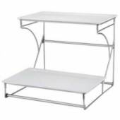 Подставка сервиров."Горка" металлич.+ 2фарфоровых блюда  SUNNEX 99004047