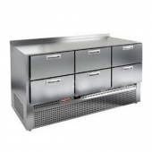 Стол холодильный Hicold GNE222/TN 6 ящиков (агрегат внизу) Стол холодильный Hicold GNE222/TN 6 ящиков (агрегат внизу)