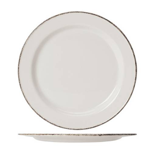 Тарелка пирожковая «Браун Дэппл»; фарфор; D=15см; белый, коричнев. 1714 0214