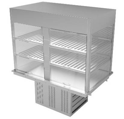 Витрина встраиваемая для cамообслуживания Gastrolux ВCН-087/GN/Н с нейтральной ванной Витрина встраиваемая для cамообслуживания Gastrolux ВCН-087/GN/Н с нейтральной ванной