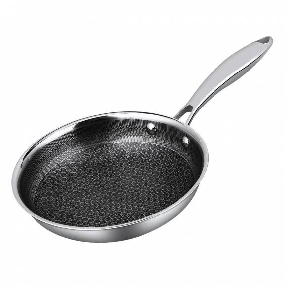 Сковорода 3-х слойная,индукция,сталь 304,D=28*5.5cм,антипригарное покрытие ProffCuisine 81280100