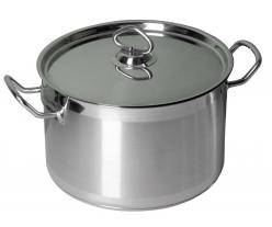 Кастрюля нерж. 9л Luxstahl кт142 (d=27,5см h=18см) Кастрюля нерж. 9л Luxstahl кт142 (d=27,5см h=18см)