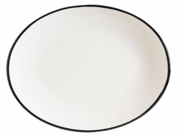 Блюдо овальное 250*190 мм Линеа Черный, форма Мув Bonna LNEBLMOV25OV Блюдо овальное 250*190 мм Линеа Черный, форма Мув Bonna LNEBLMOV25OV