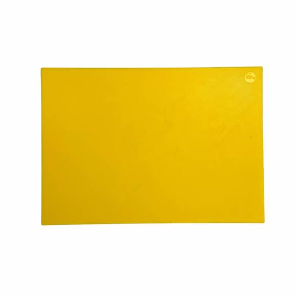 Доска разделочная 500х350х18мм желтая полипропилен MGSteel 1711