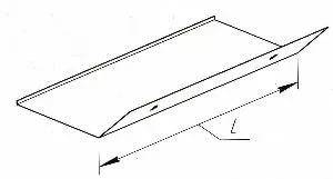Основание фриза УВ (без отверстий под лампы) МХМ Купец 745442.004-02 Основание фриза УВ (без отверстий под лампы) МХМ Купец 745442.004-02