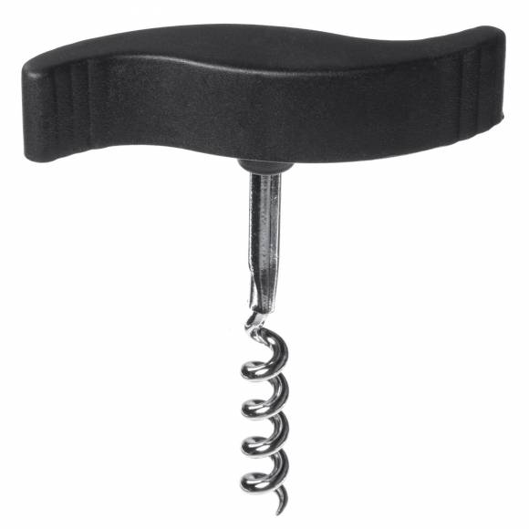 Штопор с пластиковой ручкой 10 см. нерж. Штопор с пластиковой ручкой 10 см. нерж.