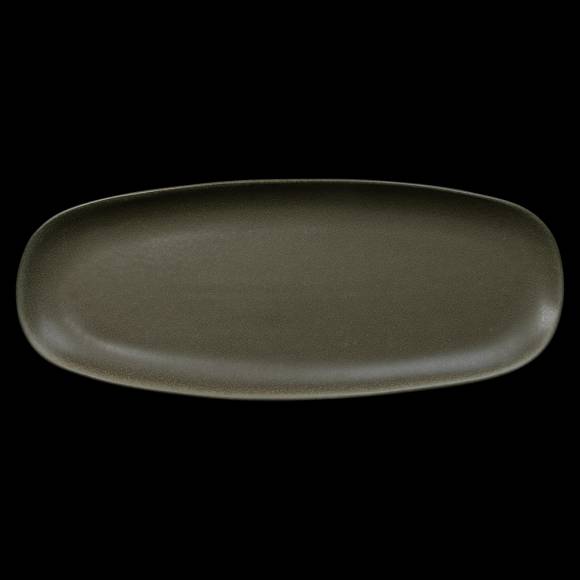 Блюдо овальное 365х140мм, серо-зеленый Corone Sacramento HS169609 фк9109