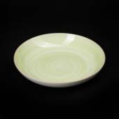 Тарелка глубокая без борта 700мл 255мм Corone Nature зеленая /24/ Тарелка глубокая без борта 700мл 255мм Corone Nature зеленая /24/