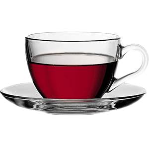 Чайная пара 180мл D=90/136 H=66мм Pasabahce-завод Бор стекло 03140583 97948/b /1/24/