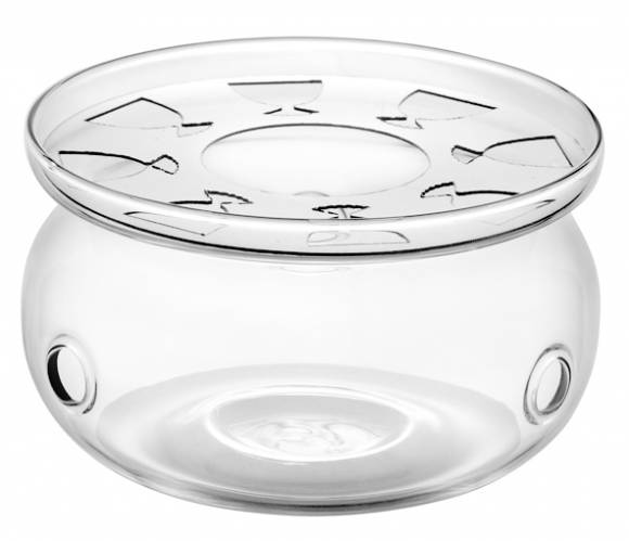 Подставка из боросиликатного стекла 130х80 мм для подогрева чайника кт1971 54294 Подставка из боросиликатного стекла 130х80 мм для подогрева чайника кт1971 54294